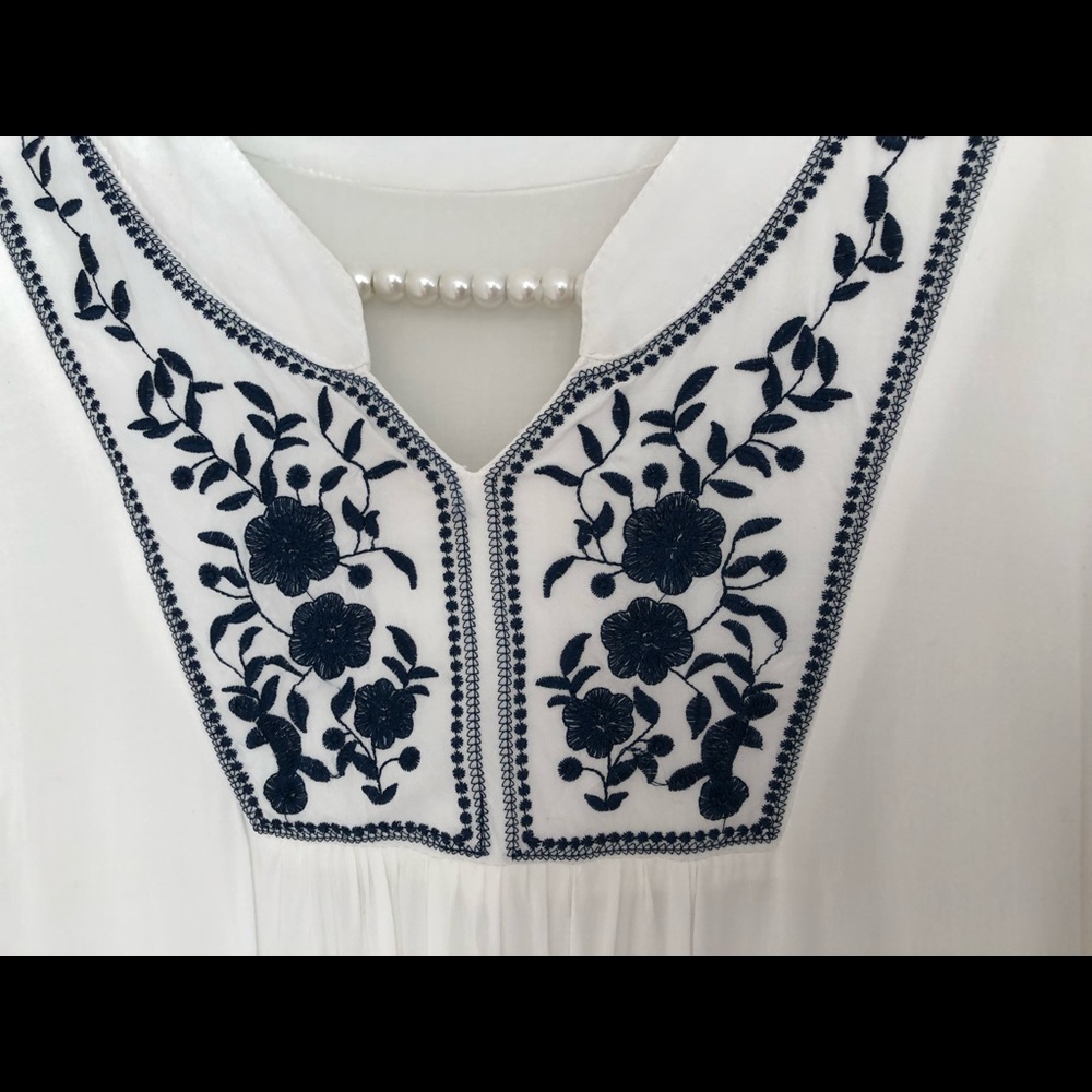Summer Embroidered Blouse
